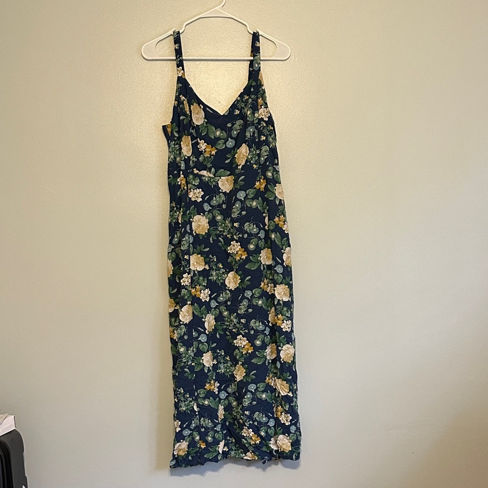 Old Navy Blue Floral Dress